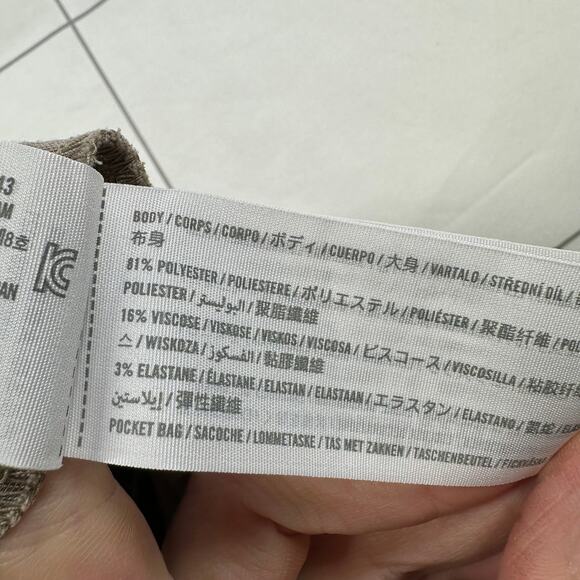 Abercrombie & Fitch Pants Womens 30 Long Tan Tailored Trouser High Rise Wide Leg - Picture 4 of 12